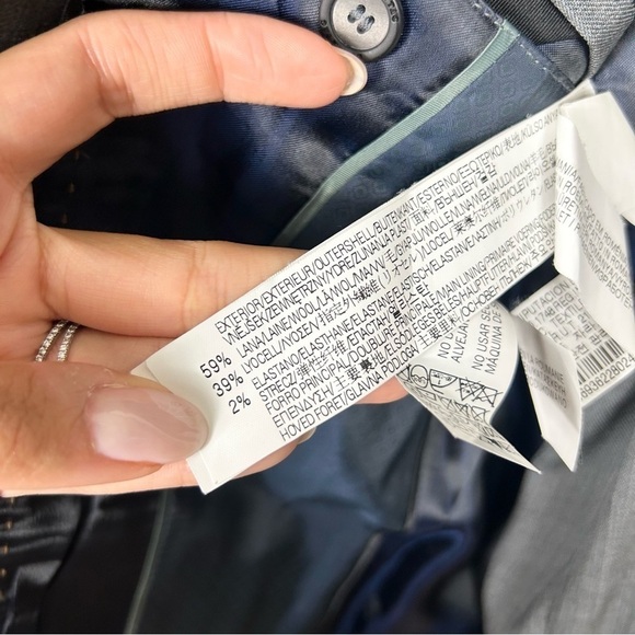 ZARA Dark Grey Wool Blend Suit 38 - Picture 7 of 16